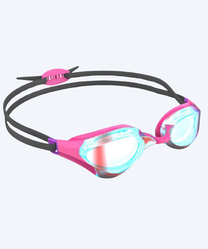 Watery Elite svømmebrille - Rattle Pro Mirror - Pink/rød