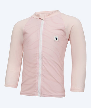 Watery UV-trøje til børn - Fjord Langærmet Rashguard - Pink