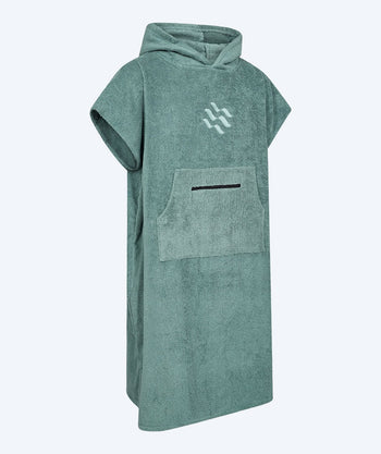 Watery badeponcho til voksne - Bomuld - Forrest Green