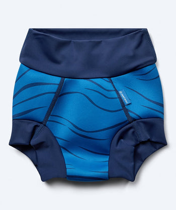 Watery blebadebukser til børn - Neoprene Swim Nappy - Fjord Blue