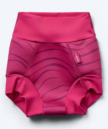 Watery blebadebukser til børn - Neoprene Swim Nappy - Fjord Pink