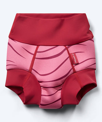 Watery blebadebukser til børn - Neoprene Swim Nappy - Fjord Red